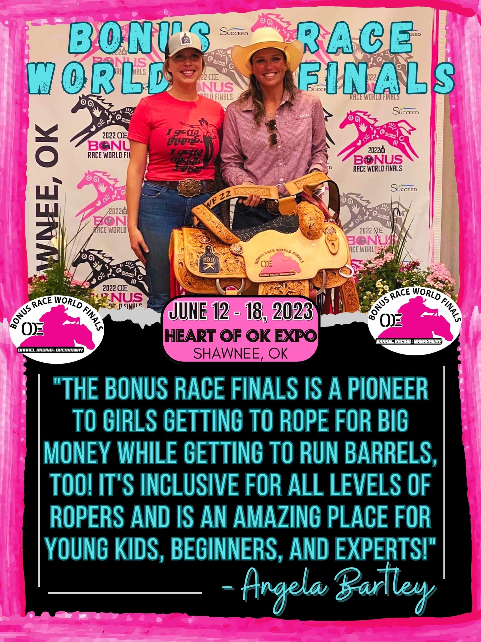 Run for the Bonus Bonus Race Finals Barrel Racing & Breakaway June